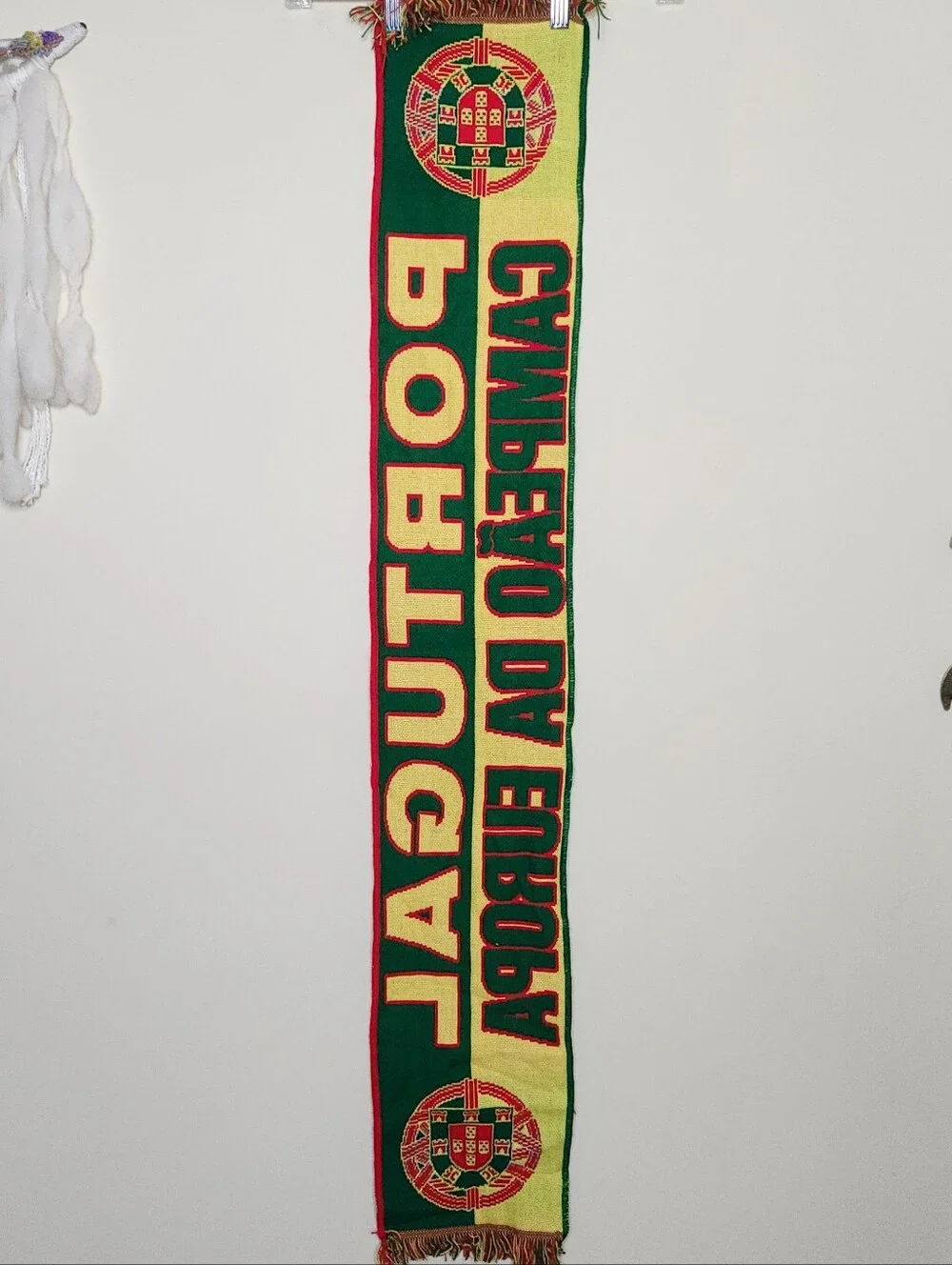 Portugal Euro 2016 Champions Soccer Fan Scarf Red Green